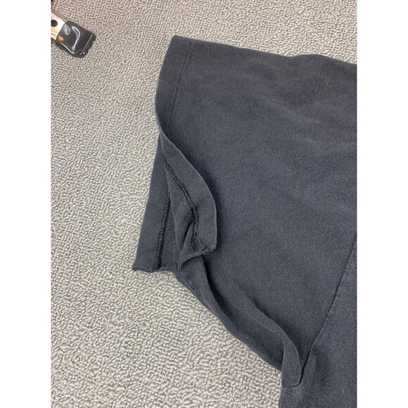 Vintage Oneita Power T Shirt XL Black Beer Lite Halloween Ghost Graphic USA Made - Picture 8 of 10